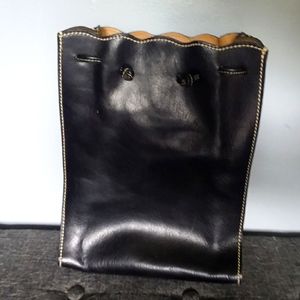 Handmade Italian Leather backpack style bag